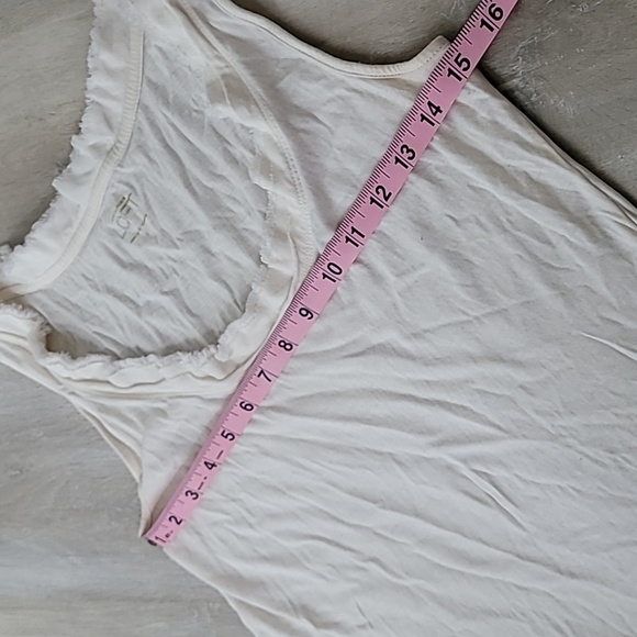Gently used LOFT white tank top size S - Picture 3 of 5